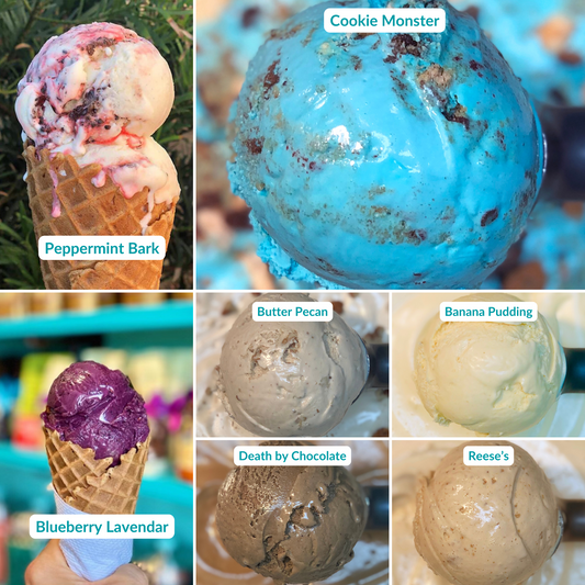 Pre-Order Pecan Jacks Ice Cream - Choose Your Own (6 Pints)